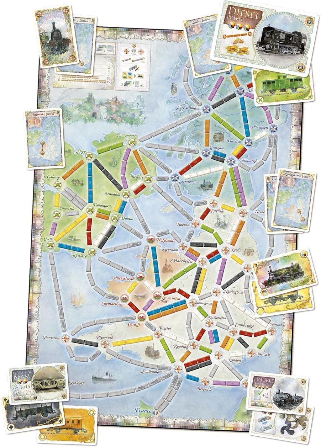 Ticket To Ride Colección Mapas Volumen 5: Juego de Mesa Reino Unido