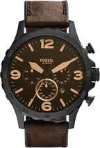 Fossil Reloj Cronógrafo de Cuarzo para Hombre Nate (Hombres)