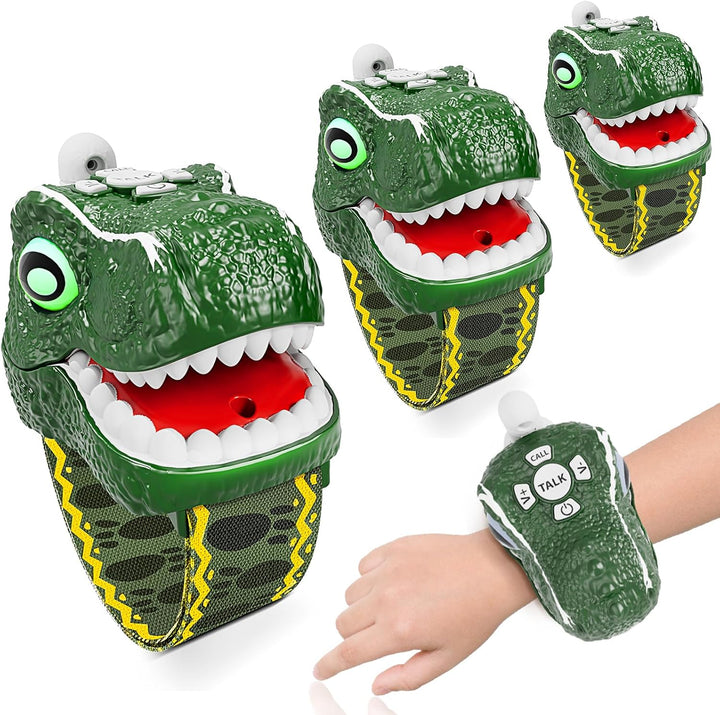 Walkie Talkies de Dinosaurio para Niños Paquete de 3 Equipo de Camp...