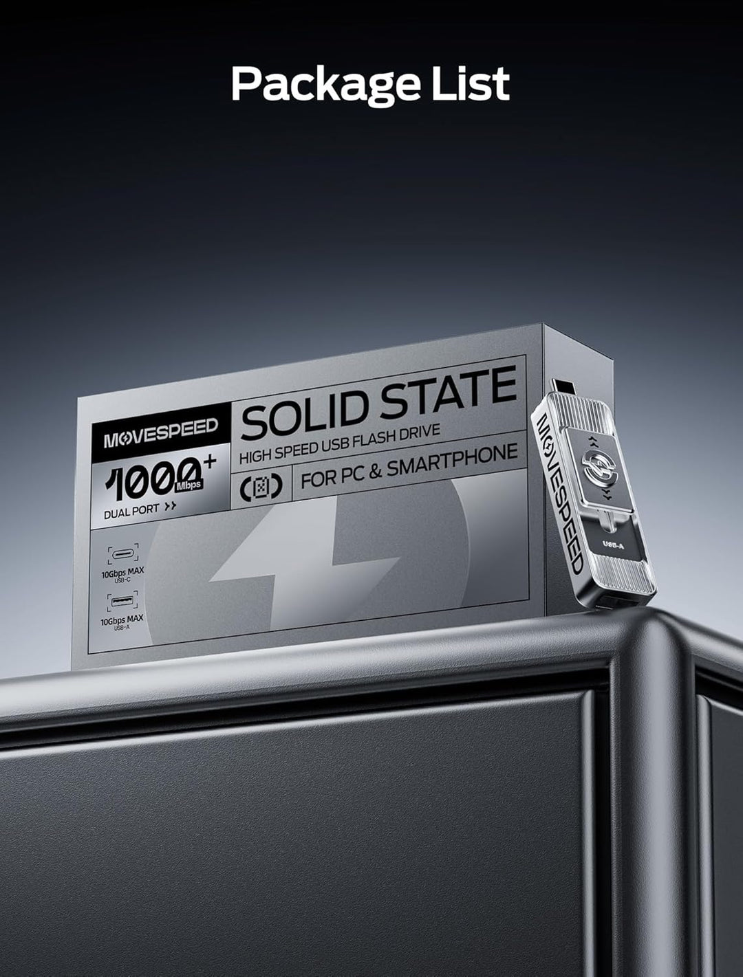 MOVE SPEED Unidad externa de alta velocidad de lectura de 2 TB, 105...