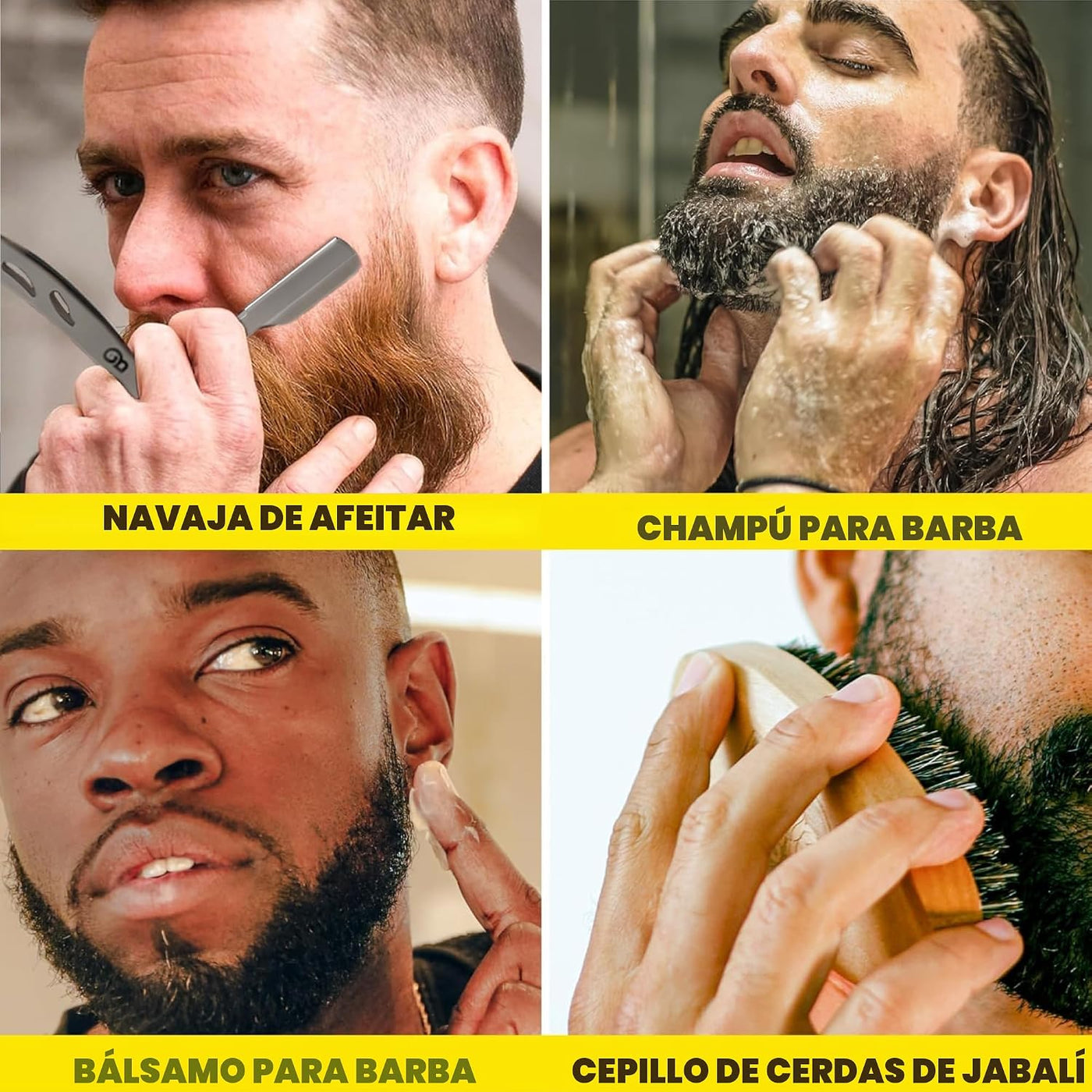 Beard Club - Kit de aseo para hombre y recortadora de barba para ho...