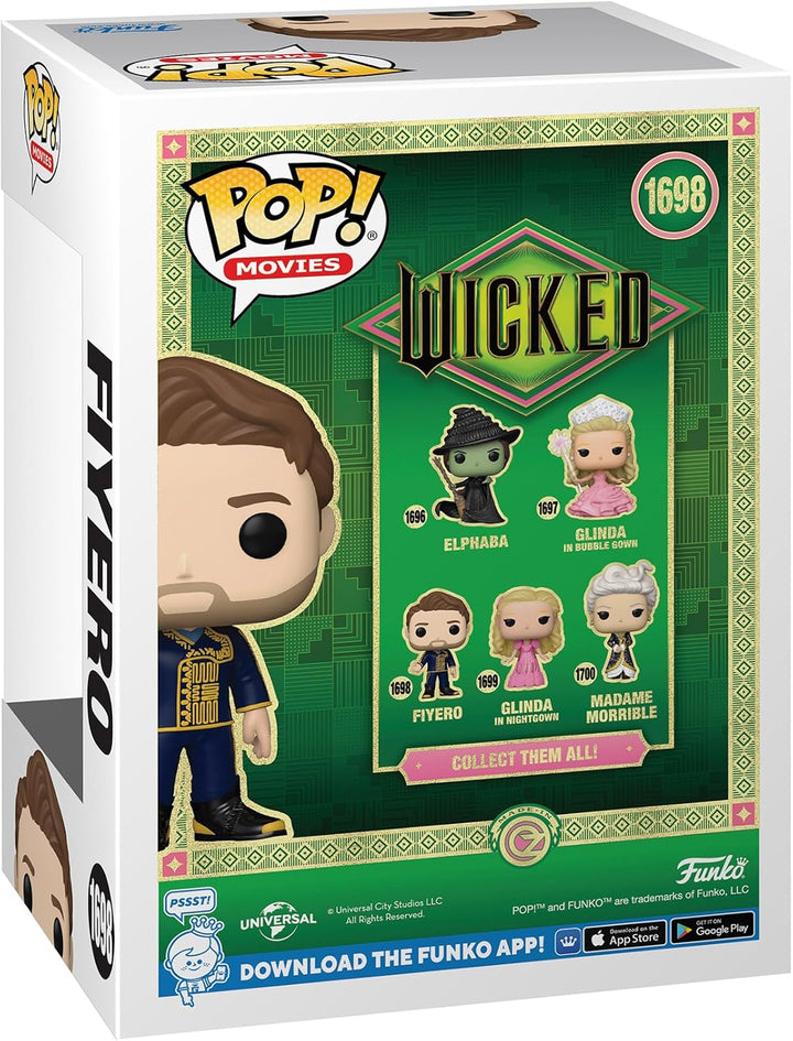 Funko POP Movies: Fiyero - Wicked - Figura de vinilo coleccionable...