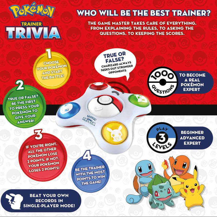 Juego de Trivia del Entrenador de Pokémon - Juego Electrónico de Ad...