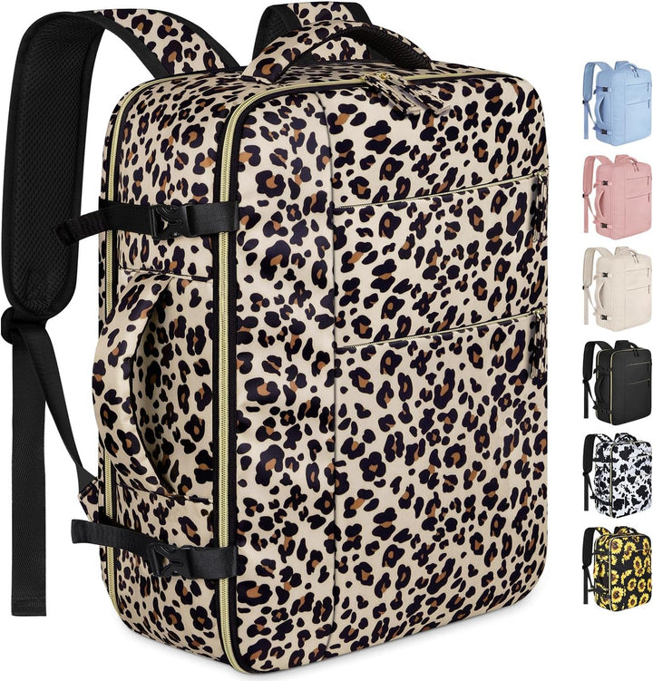 Capolo Mochila de viaje para mujeres y hombres, mochila impermeable...