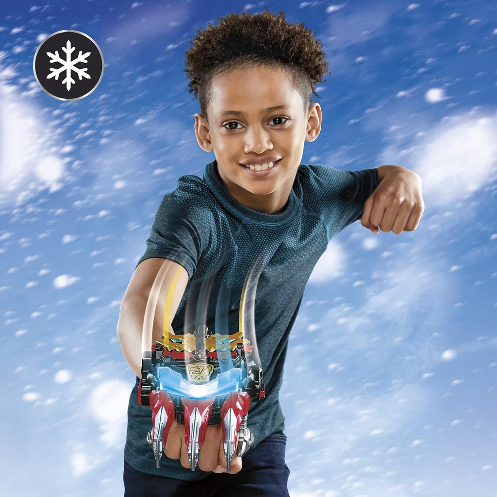 Power Rangers Dino Knight Morpher - Juguete con luces, sonidos y llave del Ranger Rojo - para niños mayores de 5 años