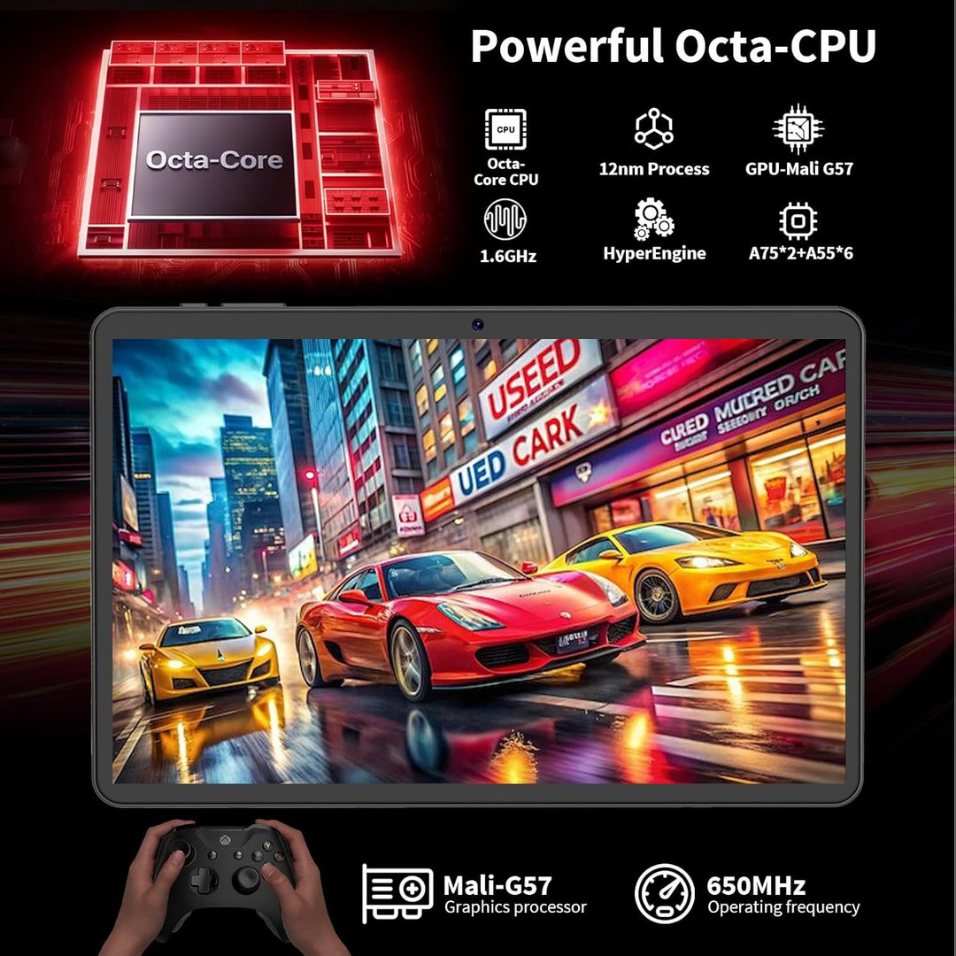 Tableta Android, tableta Android 16 de 10 pulgadas 2026 con teclado...