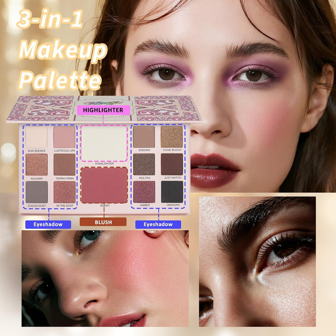 Kit de maquillaje para mujeres, kit completo de maquillaje para ado...
