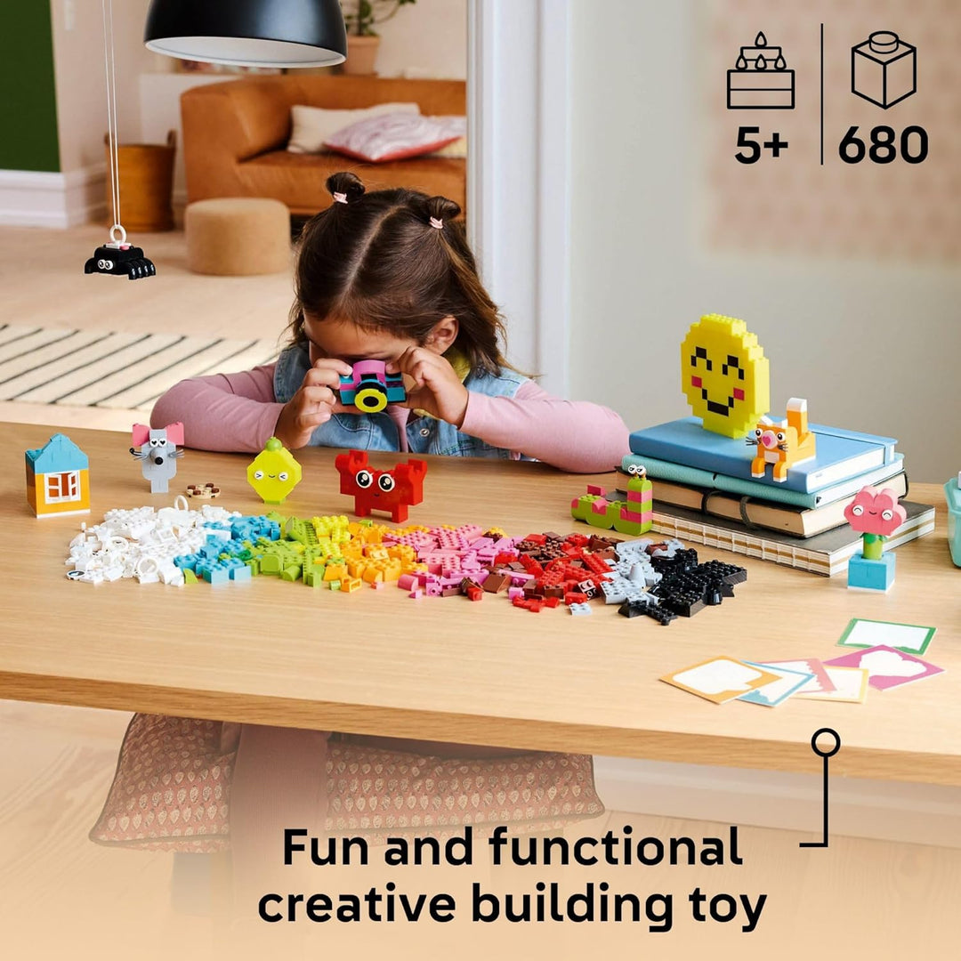 LEGO Classic Creative Happy Box Set de Juguetes de Construcción - J...