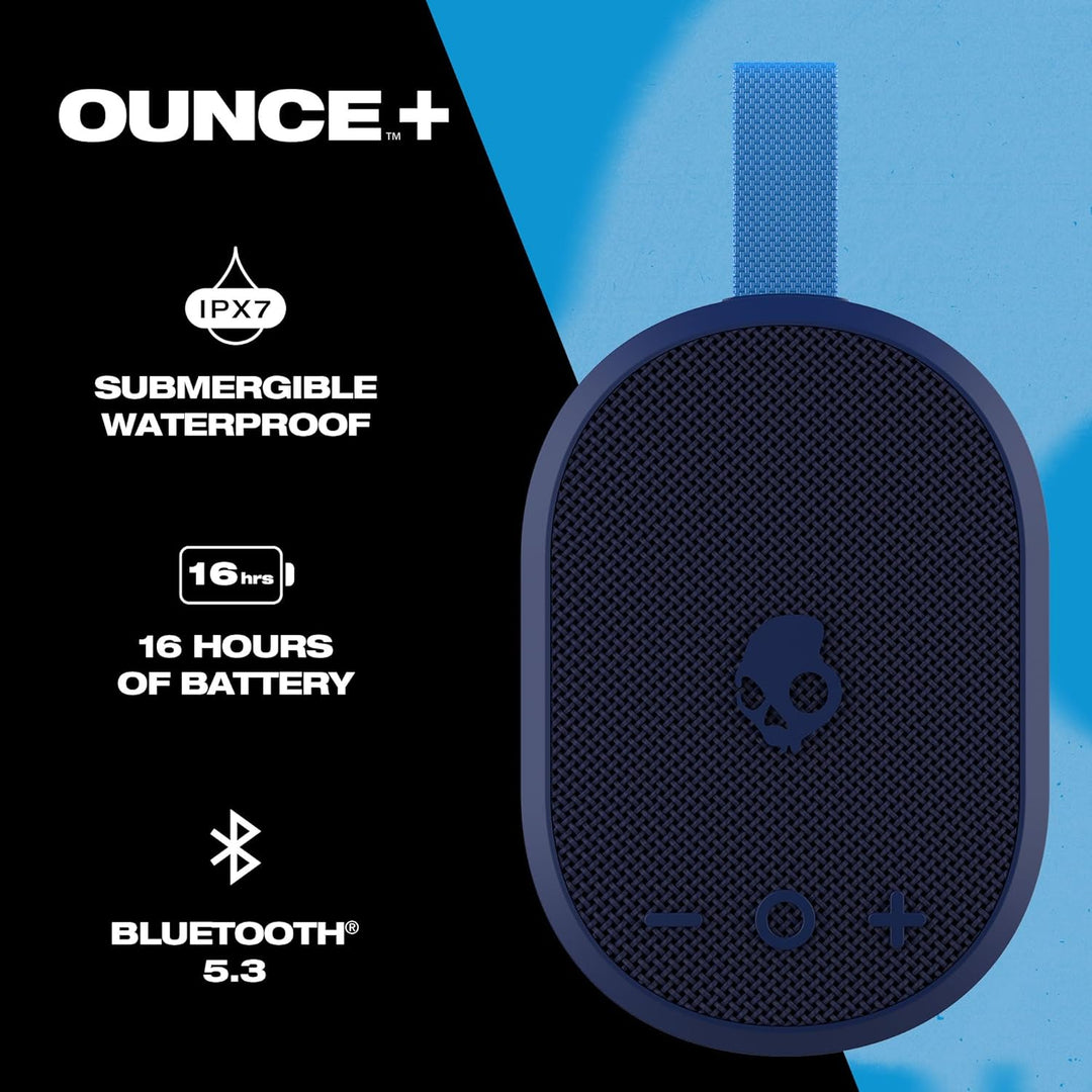 Skullcandy Ounce+ - Altavoz Bluetooth inalámbrico - IPX7 Mini altav...