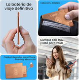 AquaVault ChargeCard - Banco de energía de emergencia ultra delgado...