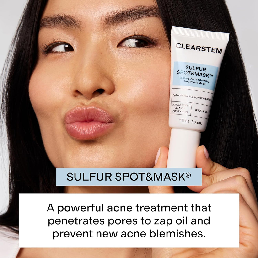 CLEARSTEM SULFUR SPOT&amp;MASK Mascarilla facial para el acné - Mas...