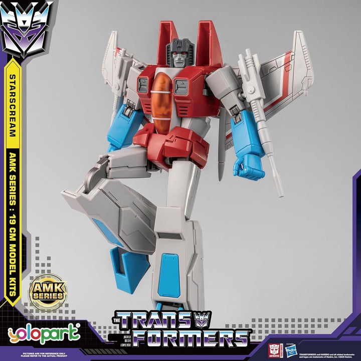 YOLOPARK Starscream Transformer Toys, serie AMK Transformers G1 fig...