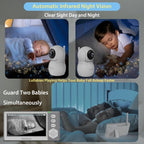 Baby Ganibs Monitor de Bebé con 2 Cámaras Batería en Espera