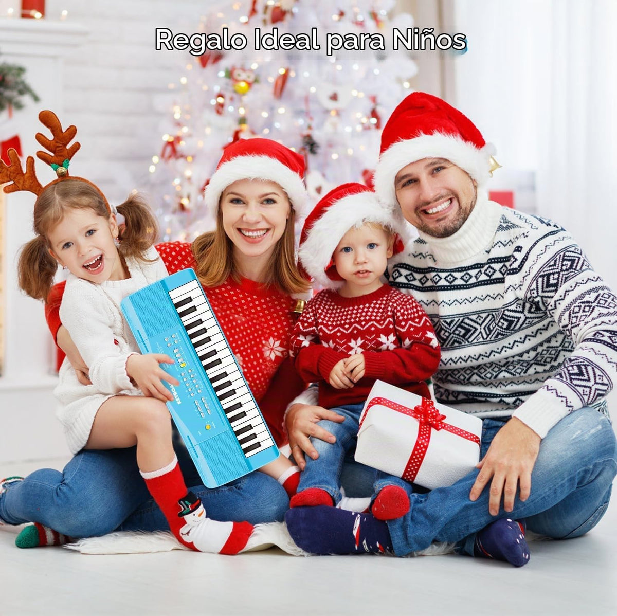 37 teclas para niños pequeños, teclado de piano eléctrico, pianos con micrófono