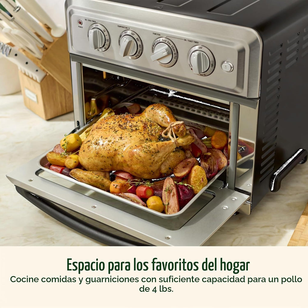 Cuisinart Combo de horno tostador y freidora de aire, encimera, 7 en 1
