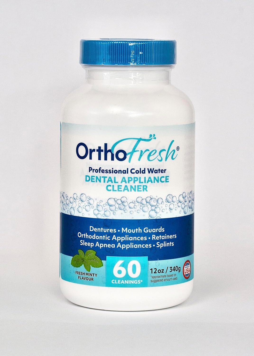 OrthoFresh - Limpiador dental profesional para agua fría