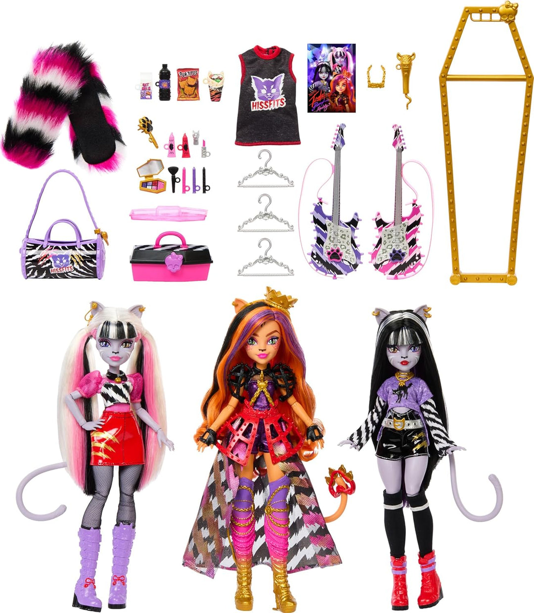 Muñecas Mattel Monster High, la Banda Hissfits paquete de tres con...