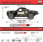 ARRMA Mojave GROM 4X4 223S BLX Camión Desierto Sin Escobillas RTR, Negro