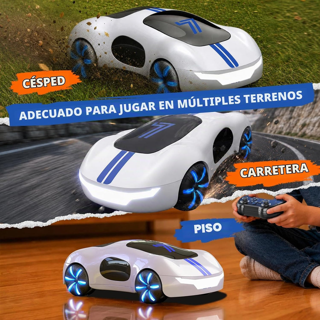 Coche RC con detección de gestos y control remoto para niños de