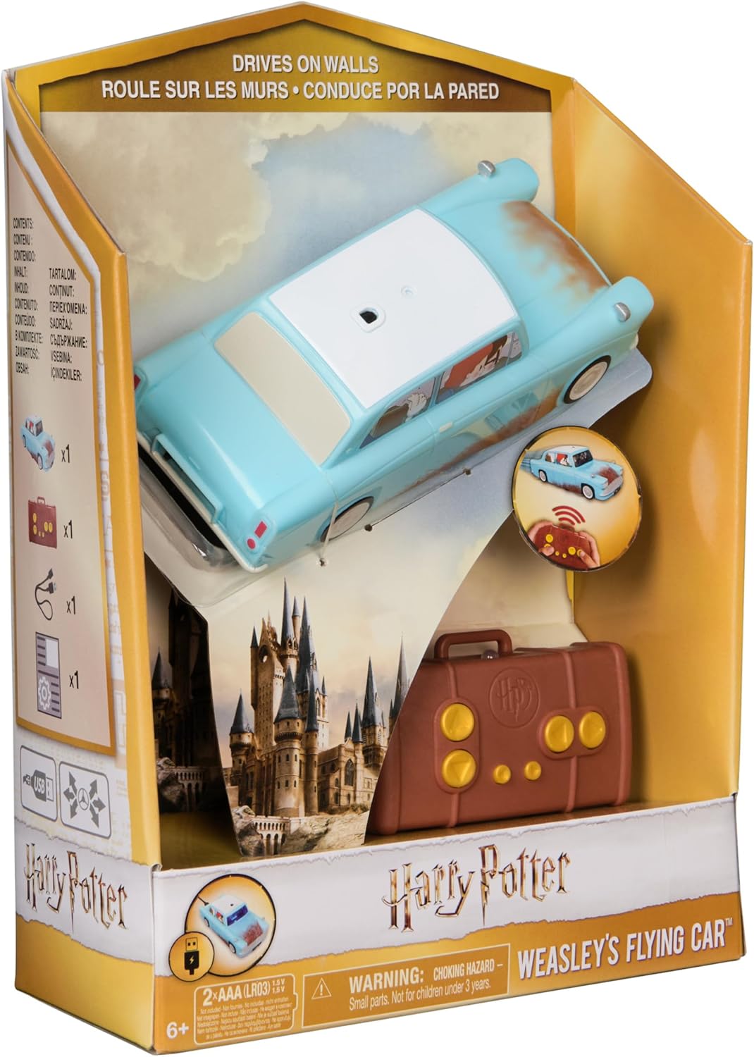 Wizarding World Harry Potter, auto volador de control remoto de Wea...