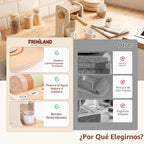 Freniland Juguete clásico de madera para cafetera, juego para preparar y servir para niños pequeños, juguete educativo de cocina para niños a partir de 3 años