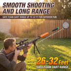Bolt Action - Rifle de francotirador de juguete, lanzador de dardos de espuma para regalo de cumpleaños de niños, juegos de disparos, niños de caza