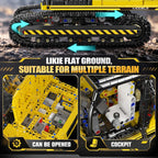 Mould King 13112 RC Excavator Building Set, Remote Control Excavator Model