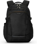 Targus Voyager EXP Mochila de viaje de 17 pulgadas, mochila expandible para laptop de 27L a 30 L, apta para puntos de control TSA, resistente al agua, bolsillo con bloqueo RFID, se adapta a portátiles