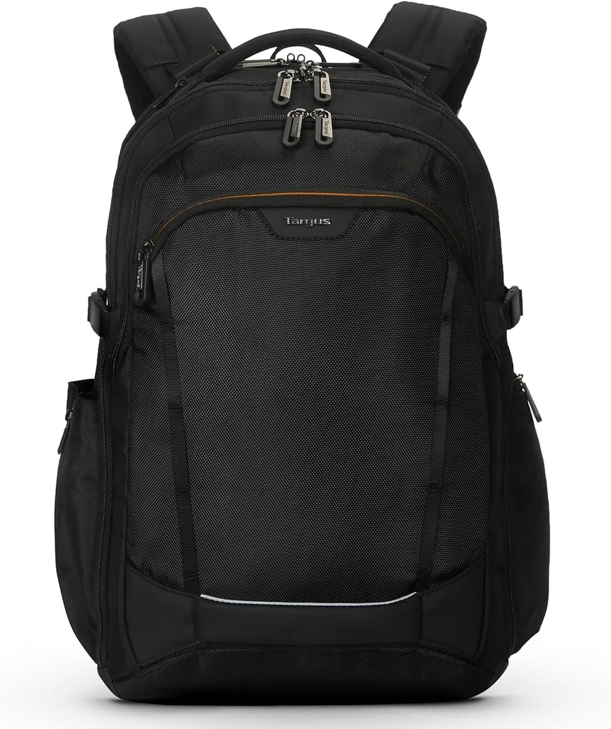 Targus Voyager EXP Mochila de viaje de 17 pulgadas, mochila expandible para laptop de 27L a 30 L, apta para puntos de control TSA, resistente al agua, bolsillo con bloqueo RFID, se adapta a portátiles