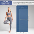 Tapete de yoga extra ancho de 72 x 32 pulgadas, tapete de ejercicio antideslizante de TPE para entrenamiento en casa, tapete de yoga grande de alta densidad de 0.236 pulgadas para hombres y