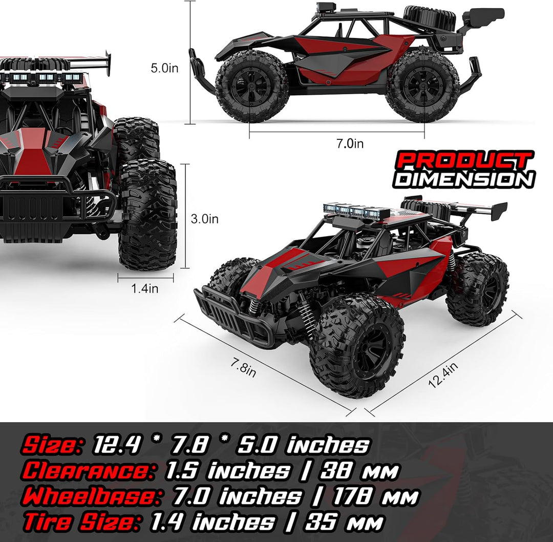 BLUEJAY Coche de Control Remoto, Coches RC Juguetes de Alta Velocid...