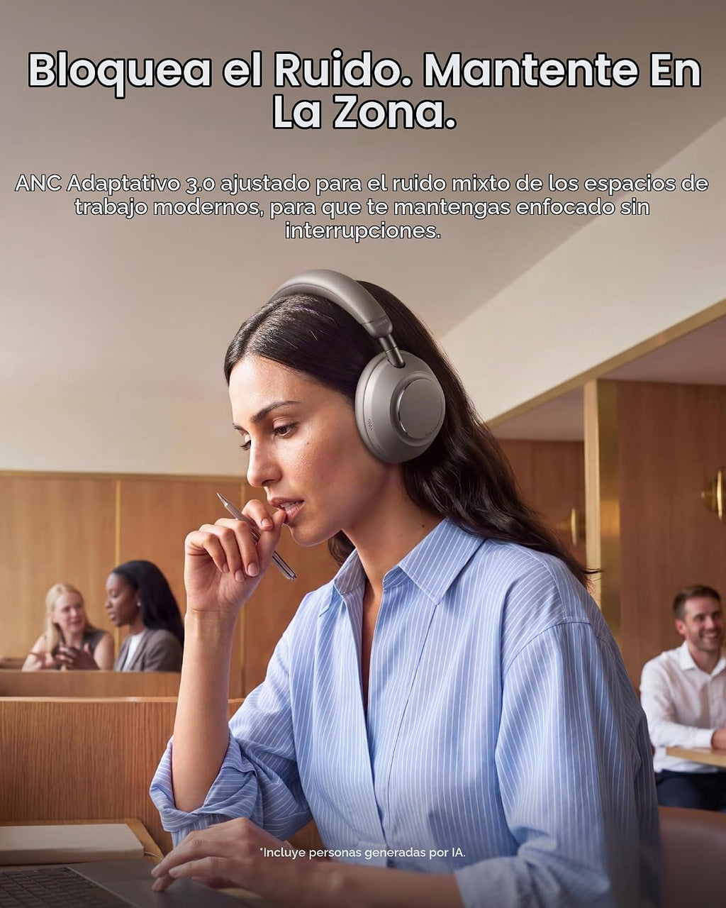 Anker Soundcore Space 2 Pro ANC - Auriculares sobre la oreja