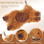 Animales de peluche con peso de vaca de las tierras altas de 25 pulgadas, A-Large Highland Cow -1