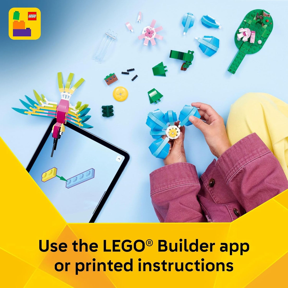 LEGO Creator 3 en 1 Wild Animals colorido juguete de