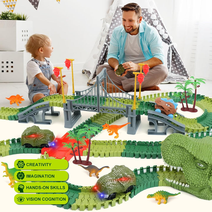 ToyFuntasy - Juguetes de pista de dinosaurio para niños - Los mejor...