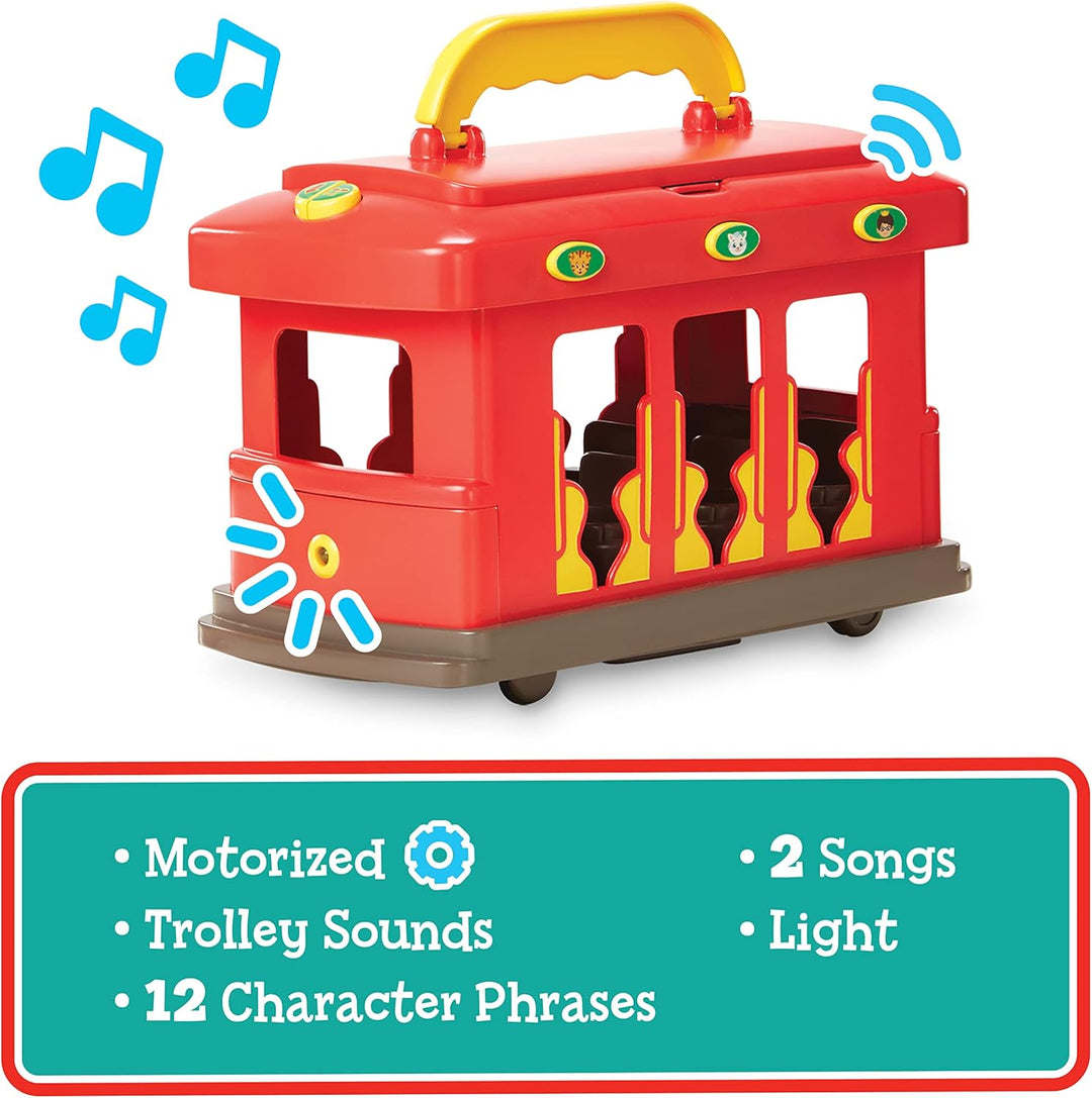 Daniel Tiger's Neighborhood Vehículo electrónico de lujo con 2...