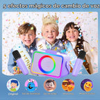 Karaoke Machine para Kids Adults,Bluetooth Speaker 2 Wireless Microphones