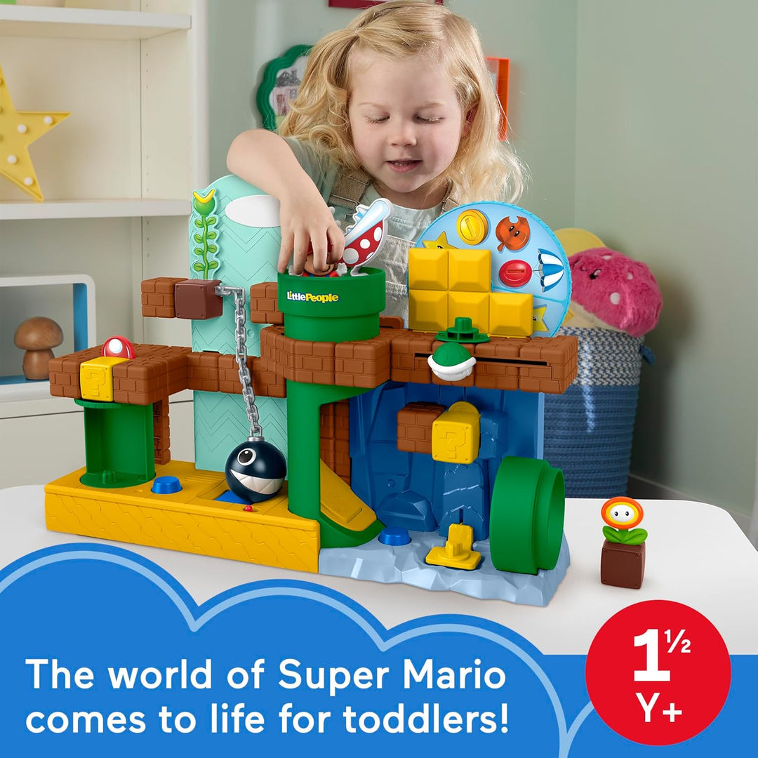 Fisher-Price Little People Toddler Toy My Mario Adventure