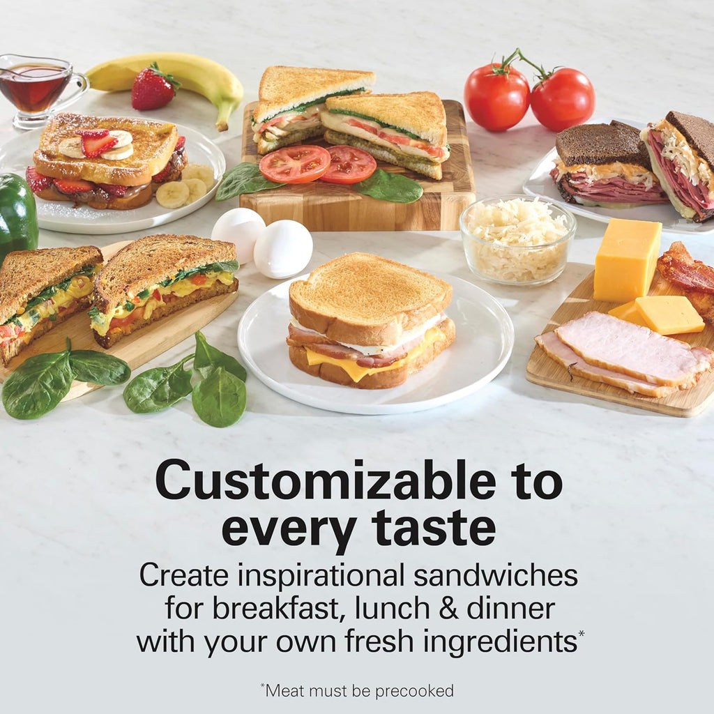 Hamilton Beach Apilador de sándwiches rápido y personalizable