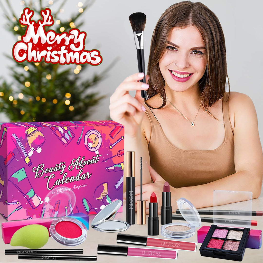 Calendario de Adviento de Maquillaje 2025 para Adolescentes y Mujer...
