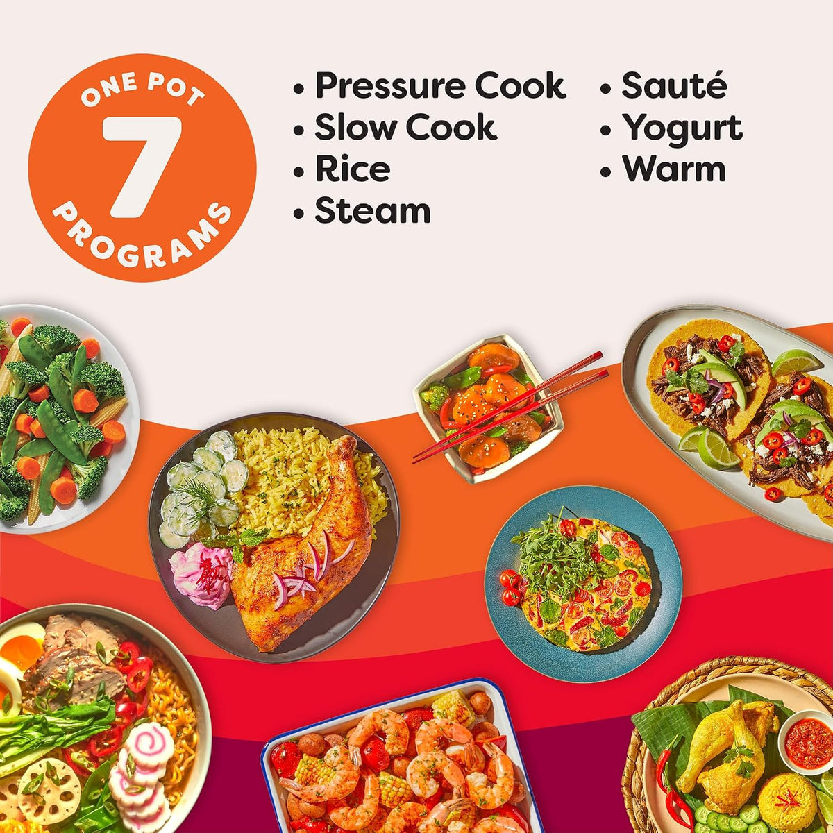 Instant Pot 4QT RIO Mini Multicocina 7 en 1, Olla a Presión, Cocción Lenta, Saltear, Vapor, Arrocera, Yogur y Calentador, Negro, 4 Cuartos