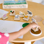 Melissa & Doug Mi primer juego de sellos de madera - Animales de granja