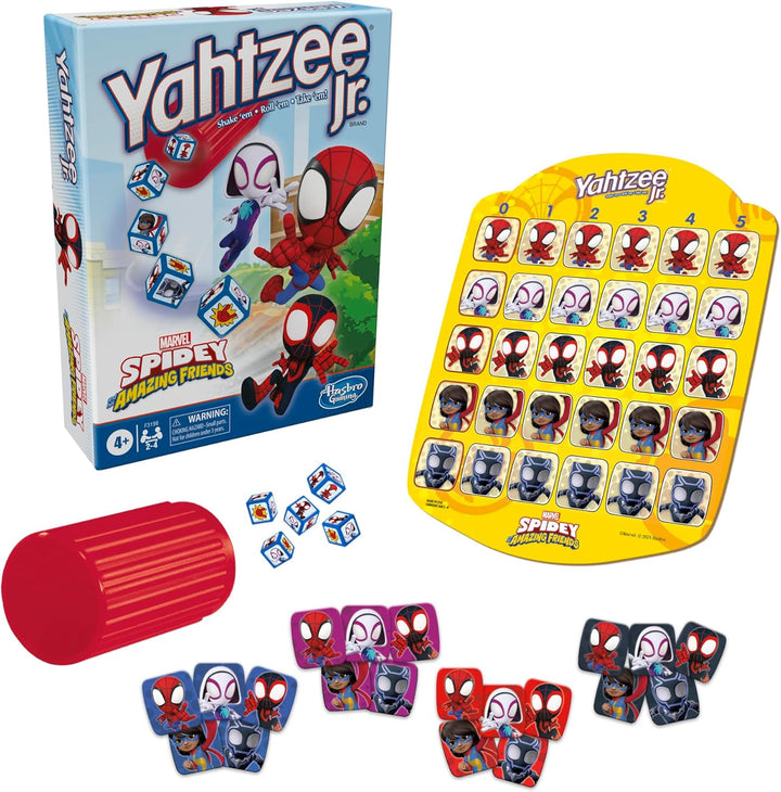 Hasbro Spidey and His Amazing Friends Yahtzee Jr juego de