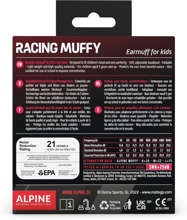 Auriculares Alpine Muffy para niños - Auriculares con cancelación d...
