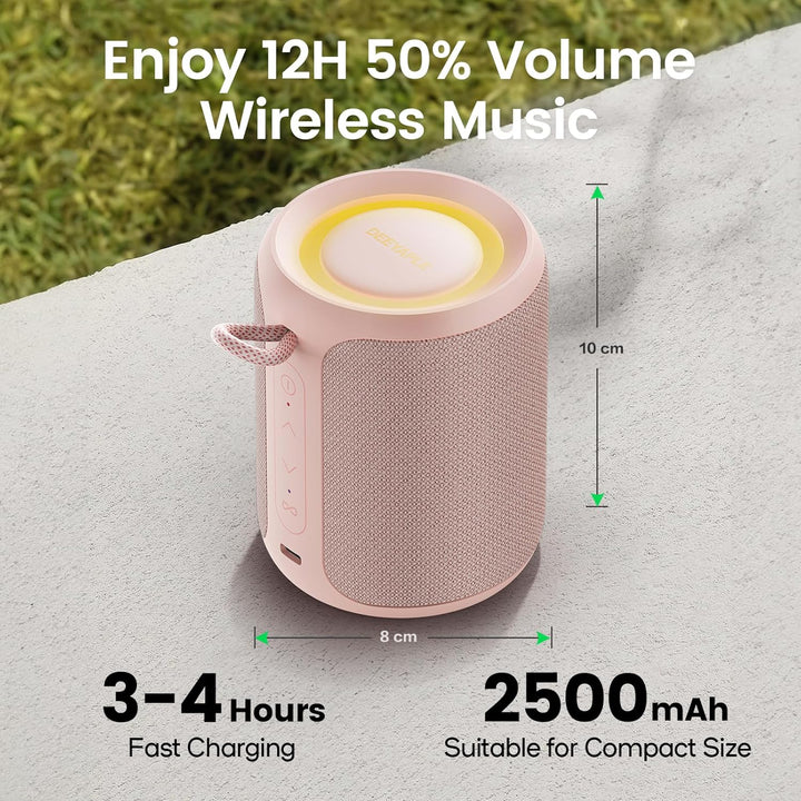 Altavoz Bluetooth inalámbrico, IP67 impermeable y a prueba de polvo...