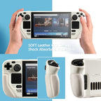 UYIYE Funda protectora para Steam Deck OLED y LCD con soporte - Blanco