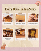 Rolife Kit de casa en miniatura Sakura japonés 3D rompecabezas de madera