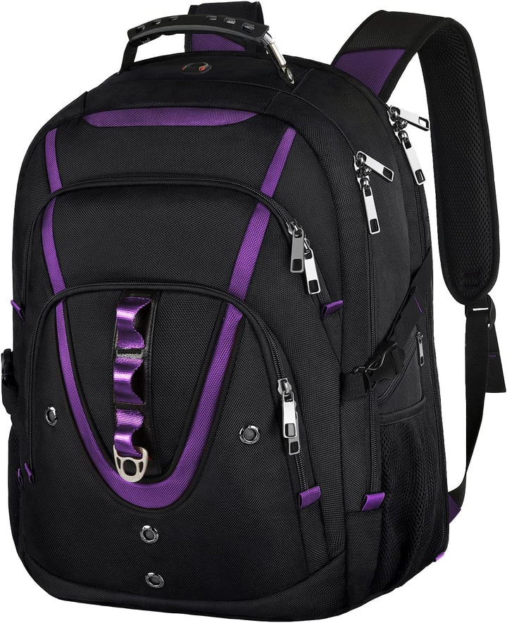 Mochila de viaje de 18.4 pulgadas para hombres y mujeres, 55-60L mo...