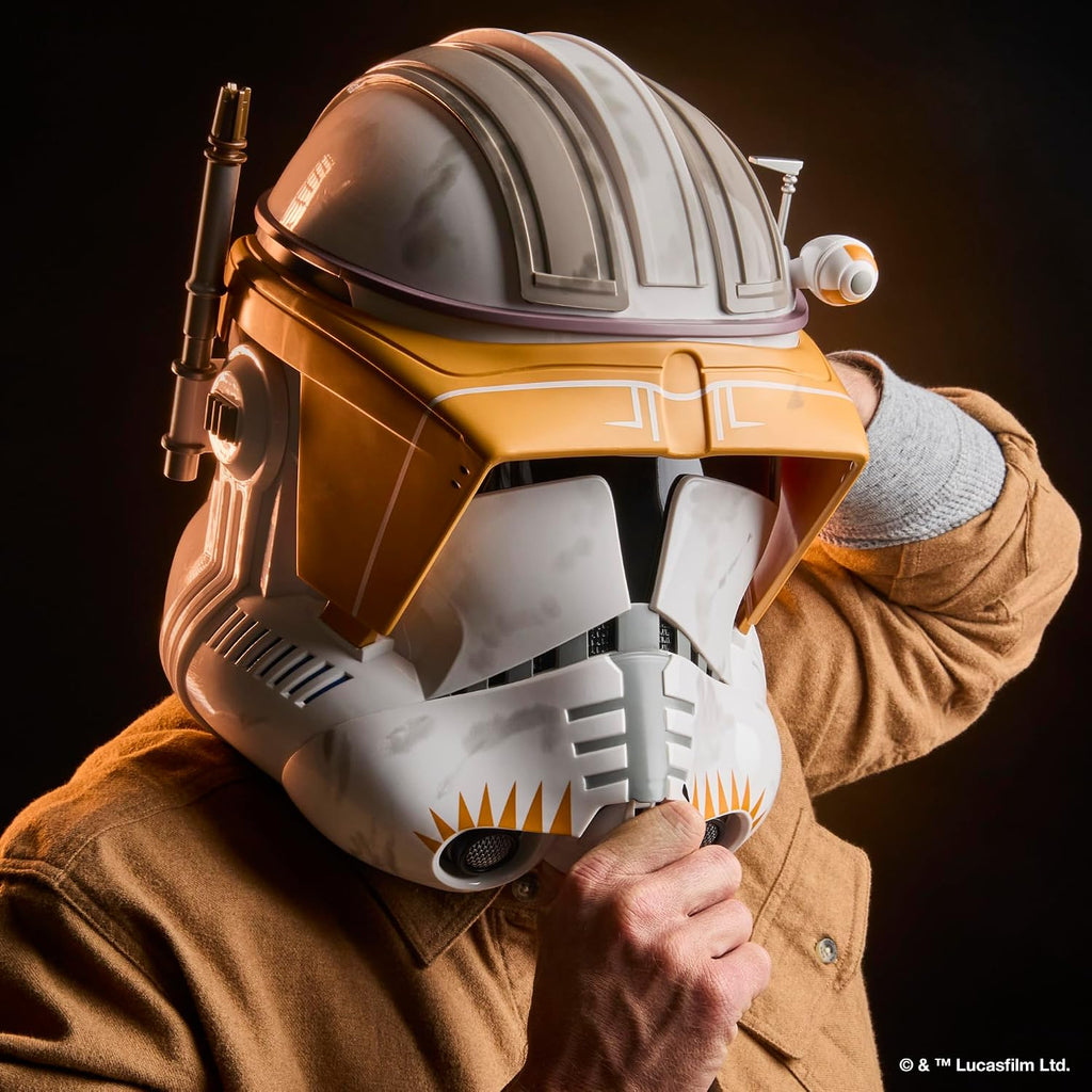 STAR WARS The Black Series Clone Commander Cody, Casco electrónico premium Revenge of the Sith para edades de 14 años en adelante (exclusivo de Amazon)