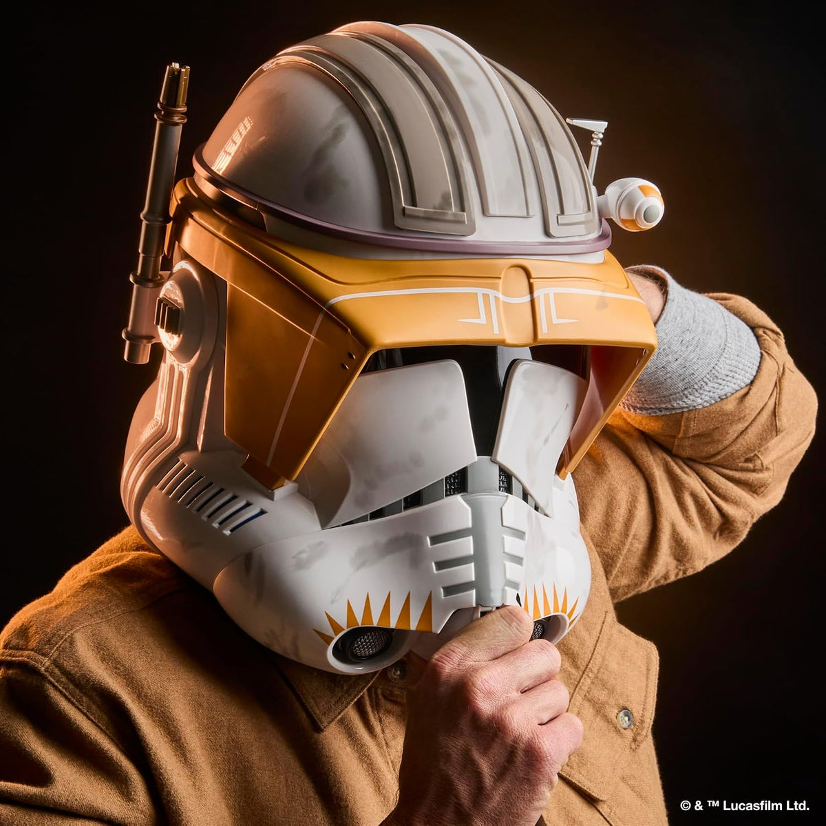 STAR WARS The Black Series Clone Commander Cody, Casco electrónico premium Revenge of the Sith para edades de 14 años en adelante (exclusivo de Amazon)